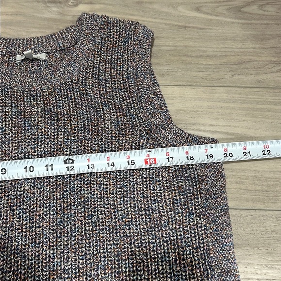 Ella Moss Multicolor Knit Sleeveless Tunic Sweater Top Women’s XL - Picture 7 of 9